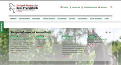 Desktop Screenshot of koniefryzyjskie.org.pl